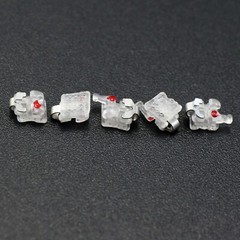 Dental Orthodontic Ceramic Brackets Self Ligating Braces Clear Sapphire Roth MBT