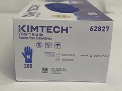 (200/Pk) KIMTECH Disposable Nitrile Exam Gloves Size Medium – Vista Blue 62827