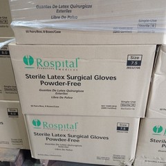 Surgical Gloves Powder-Free Sterile Latex 6.0 to 8.5 (50/400 pcs) from Malaysia