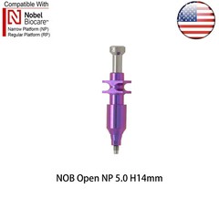 US Dental Impression Coping Open Tray Fit Nobel Biocare Conical Connection NP/RP