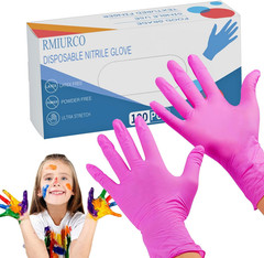 Disposable Nitrile Gloves, Kid Nitrile Glove, Latex Free Glove, Small/XSmall Glo