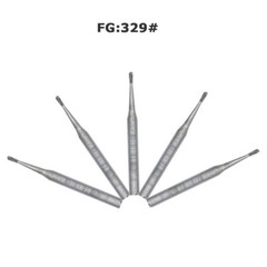 Dental Carbide Burs FG 329 Pear for High Speed Handpiece Friction Grip