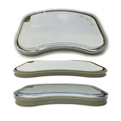 BesQual Wet Porcelain Mixing Tray 9x6x0.55″