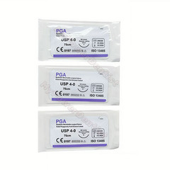 Dental Oral Surgical Suture Violet PGA 4-0 3/8 Reverse Cutting Suture