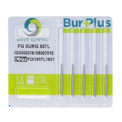 Wave Dental Straight Fissure Burs Surgical High Speed FG SURG 556 557 557L 558