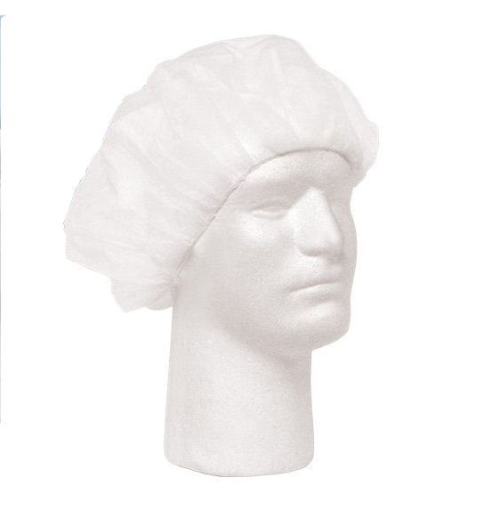 Bouffant Caps – 21″ Universal White 100/Pk