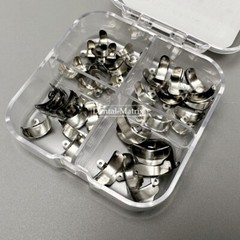 50Pcs Dental Matrix Bands With Hole Sectional Matrix Ring Fit Palodent V3 System