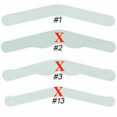 #1 Adult Matrix Bands ONLY Tofflemire size .0015″ Authentic Tofflemire 36 pieces