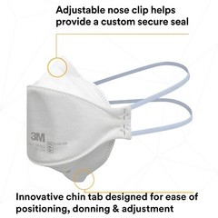 3M Aura 9205+ N95 Particulate Respirator Disposable Protective Mask 20PCS