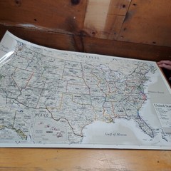 3 Laminated 18″X27″ Solar System/2 United States Maps Poster New