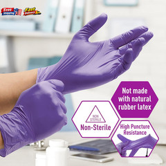 Medpride Powder-Free Nitrile Exam Gloves, X-Large (Pack of 100)