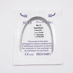 10 Pcs Dental Orthodontic Super Elastic Niti Arch Wire Round 012-020 Upper Lower