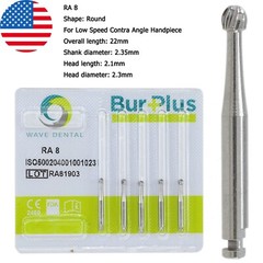 Wave Dental Carbide Burs Surgical Bur Latch 2.35mm RA SURG 2 4 6 8 Contra Angle