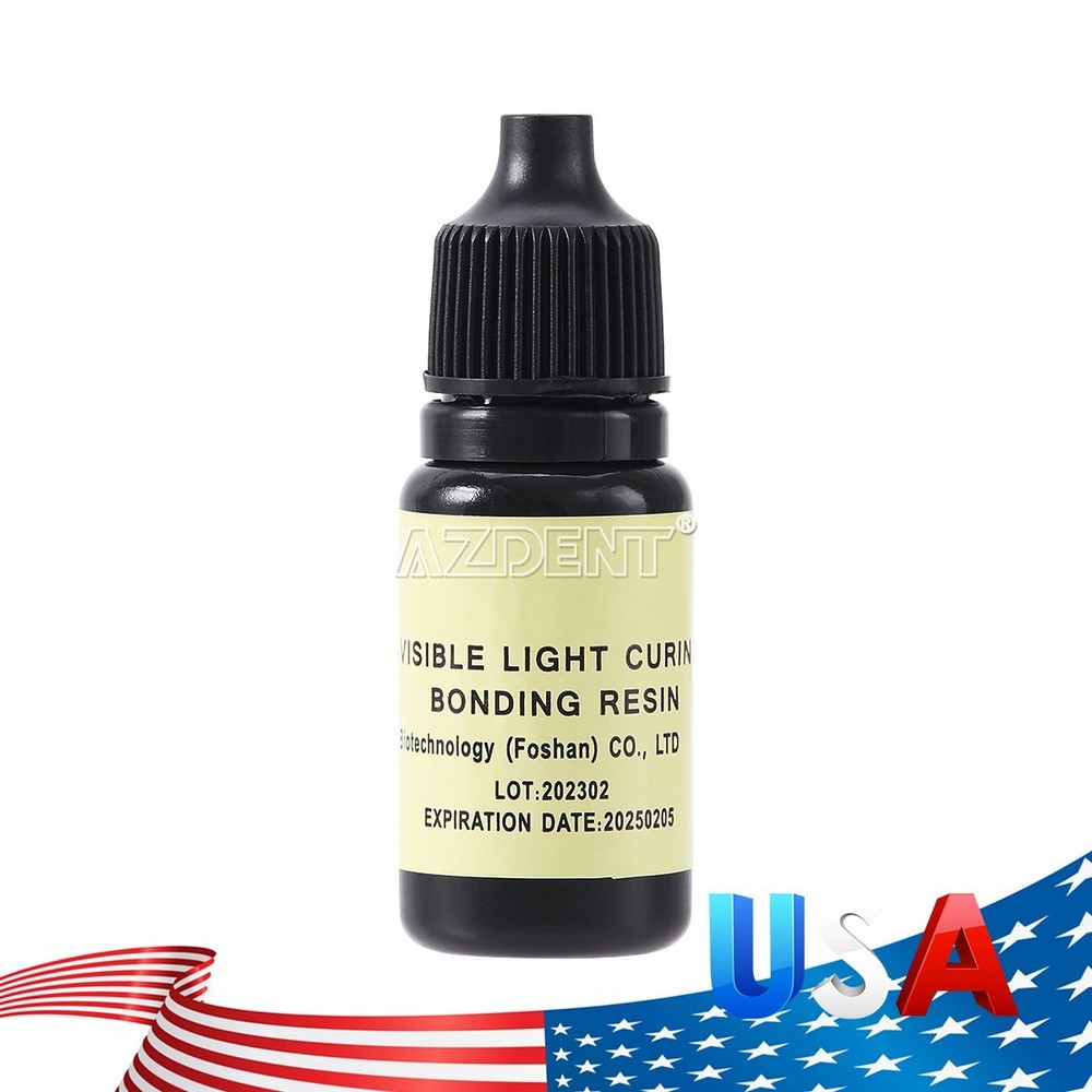 Dental Light Cure Orthodontic Resin Adhesive Ortho Bond Kit & Accessories