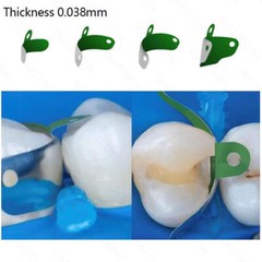 Dental Matrix Bands PTFE Non-Stick Coating Sectional Contoured Metal Matrices US
