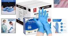 Chemical Resistant Nitrile Gloves for Medical Exam, Cleaning