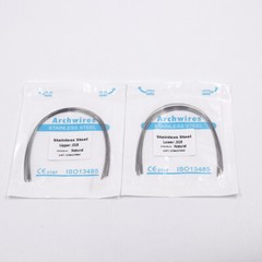 Dental Orthodontic Arch Wire Round Stainless Steel 12/14/16/18/20 Upper/Lower