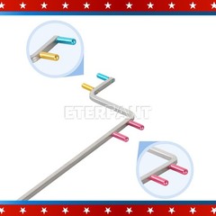 5XUniversal Aiming Arm Color Coded Rinn XCP-ORA Style X-Ray Positioning System