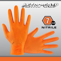 Medium Nitrile Gloves Pack Of 1000 6 Mil Powder Free Textured Orange Color