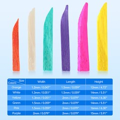 100pcs/box JMU Dental Disposable Wooden Interdental Composite Diastema Wedges