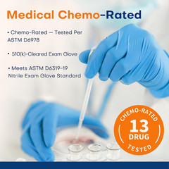 Medical Soft Max™ Nitrile Exam Gloves, 100 Count Latex-Free Powder-Free Non-Ster