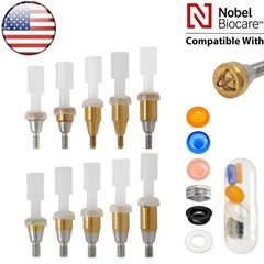 US Overdenture Locator Ti Abutment Fit Zest Retention Caps Hiossen Nobel Zimmer