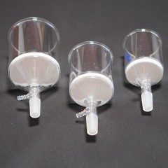 Laboratory glass vacuum buchner filter funnel 500 ml -3000 ml sand core 15-40μm