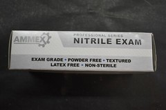 Ammex Professional Series Nitrile Exam Grade Latex Free Gloves 100 Count Large