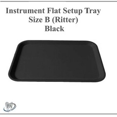 DENTAL SET-UP FLAT Tray SIZE B (RITTER) or SIZE F (Mini), Autoclavable Tray 250F