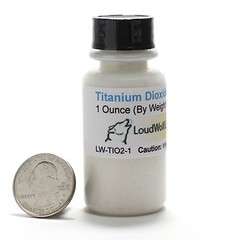 Titanium Dioxide, 1oz, Reagent Grade 99.99% Pure, Sturdy Bottle SHIPS SAME DAY