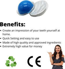 Dental Hydrophilic Firmer Teeth Impression Putty Custom Mold Firmer Teeth Putty