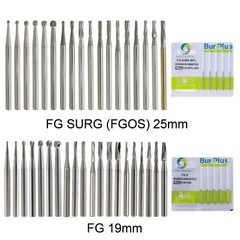 Wave Dental Surgical Bur Round Long 25mm Carbide Bur Friction Grip FG High Speed