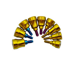 1 pcs Concave Healing cap Gingiva formers fit to MIS Seven platform D4.0/4.8/5.5