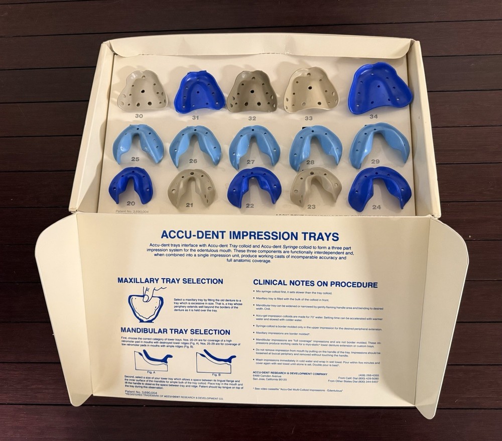 Accu-Dent® System Regular Edentulous Trays Impression