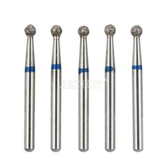 AZDENT Dental Diamond Burs High Speed Handpiece Friction Grip 5/Pc/100Pc/200Pc