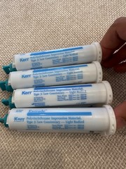 Kerr Extrude PVS Light Body Impression Material Lot of 4