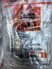 Medegen Medical Products 4075 Specimen Trnsprt Bags 6X9″ Zip Closure Lot