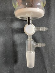 A&C Glass 600mL Solid Phase Peptide Synthesis Vessel PTFE Stopcock GL-32 24/40