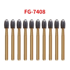 SANDENT Dental Trimming & Finishing Gold Burs Carbide Burs FG 7408