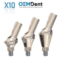 x10 Anatomic Angulated Prosthetics 25° Regular Platform (RP) – ADIN CloseFit®