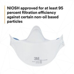 3M Aura 9205+ N95 Particulate Respirator Disposable Protective Mask 20PCS