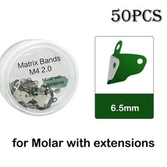 50 Pcs/Box Dental Teflon PTFE Coating Non-Stick Matrix Bands Sectional Matrices
