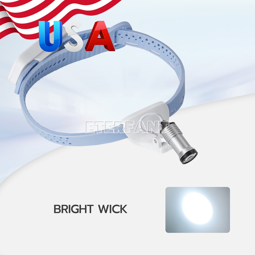 ETERFANT Portable Lightweight Silicone Headlamp Dental Surgery Medical 5W LED