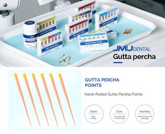 JMU Dental Endo Root Canal Gutta Percha Points Pelltes 02 04 06 Taper F1 F3
