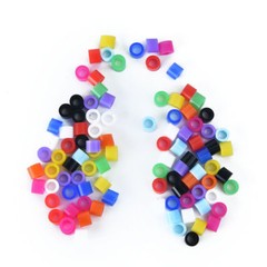 100 Pcs/Box Small Dental Orthodontic Silicone Instrument Color Code Rings Bands