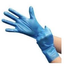 Disposable Gloves, (TPE) Powder Free/Non Sterile/Ambidextrous – 100 Count-Blue