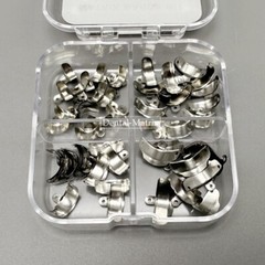 50Pcs Dental Matrix Bands With Hole Sectional Matrix Ring Fit Palodent V3 System