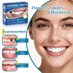Cosmetic Snap On Teeth Veneers for Women & 1 Count (Pack of 1), Off White