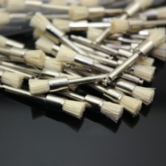 500 PCS Dental Lab Bristles Latch Flat Prophy Polishing Brushes SALE
