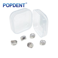 5Pcs Dental Kids Crown Primary Molar Pediatric Crowns stainless steel 48 Sizes